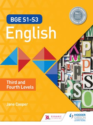 cover image of BGE S1&#8211;S3 English